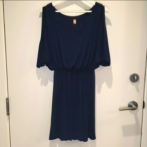 Mini Dress with Dolman Sleeves –  S